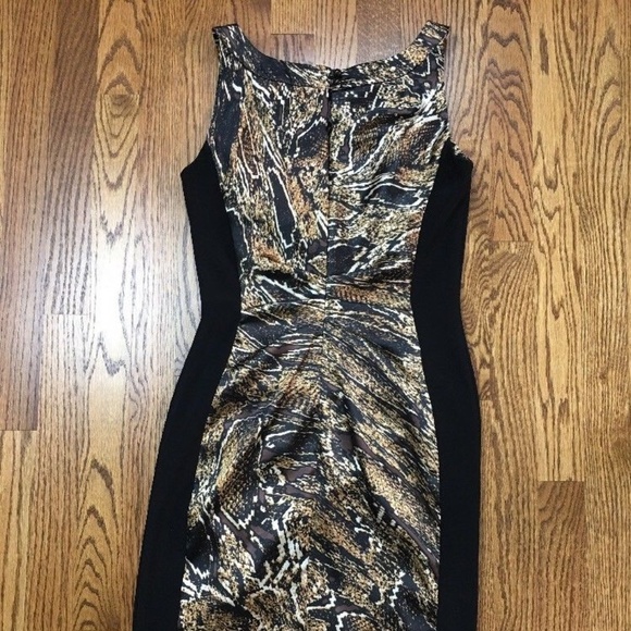 Joseph Ribkoff Sleeveless Side Panel Sexy Dress - Picture 2 of 8